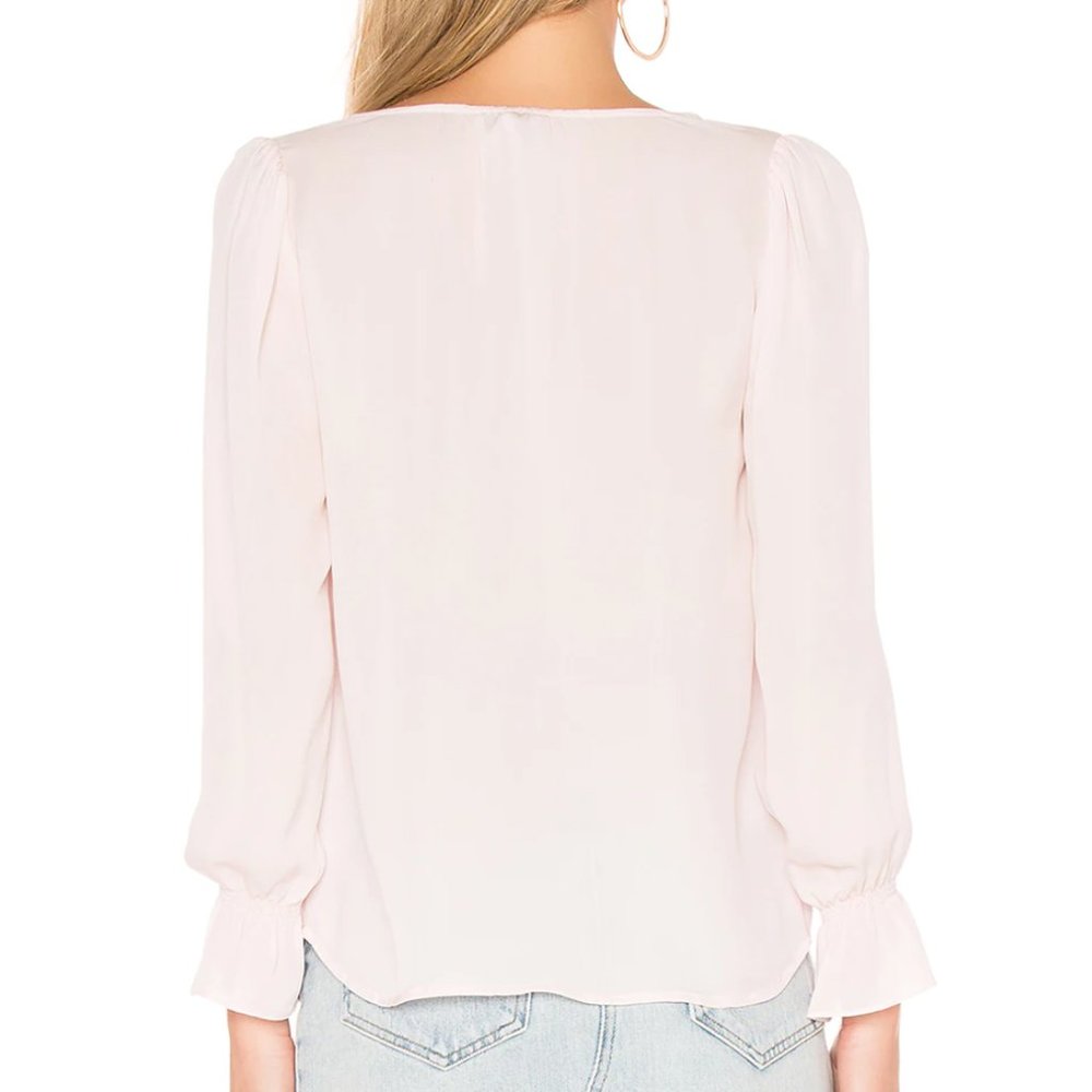Joie Bolona 100% Silk Blouse - Rosewater - Picture 5 of 9